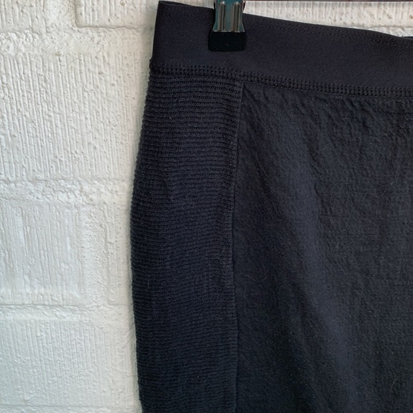 T by Alexander Wang Asymmetrical Elastic Pull On Black Mini Skirt sz XS - Picture 3 of 6